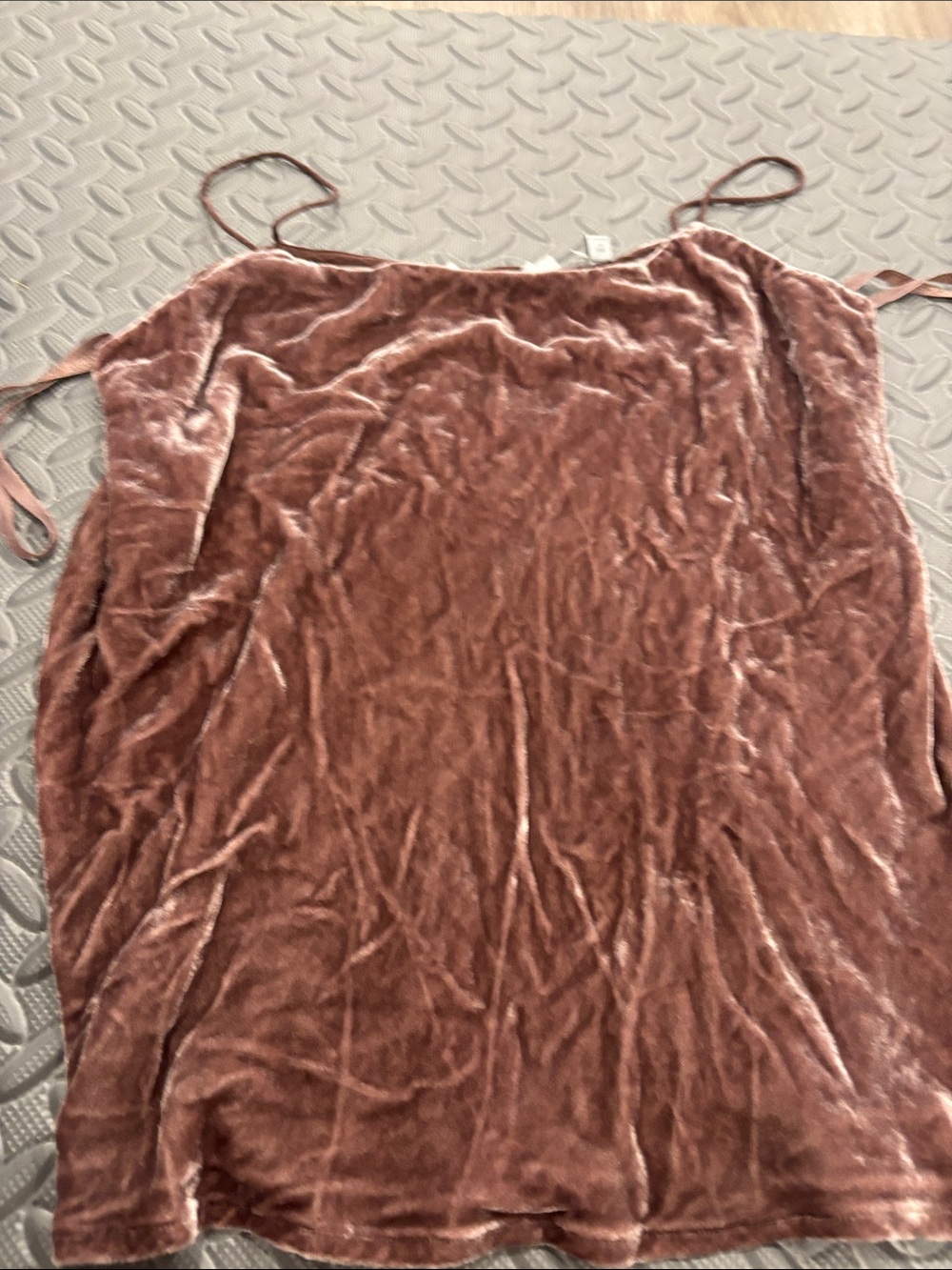 Vince Velvet Slip Camisole in Dusty Mauve